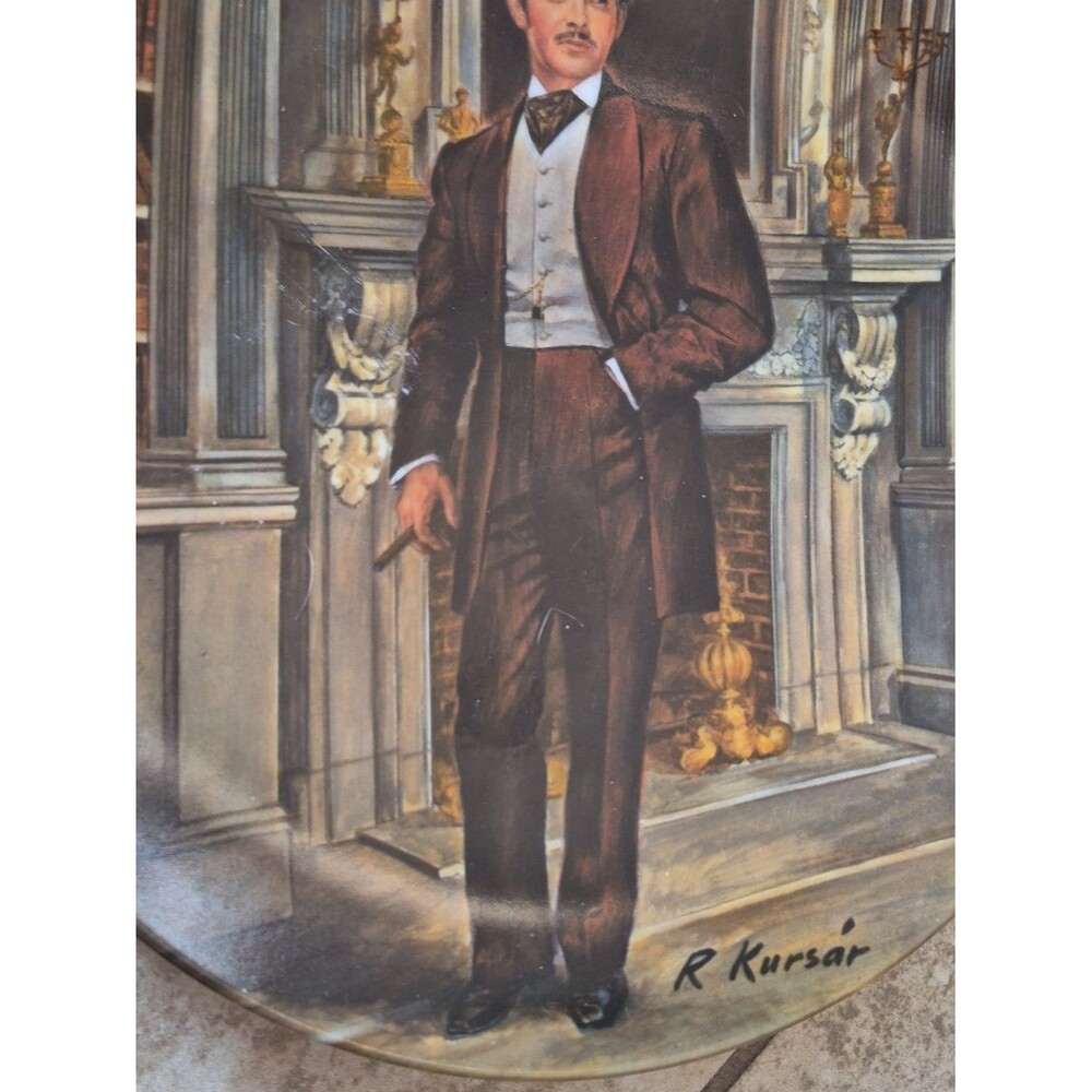 Knowles "Rhett" Gone with the Wind Vintage Plate - Picture 9 of 16